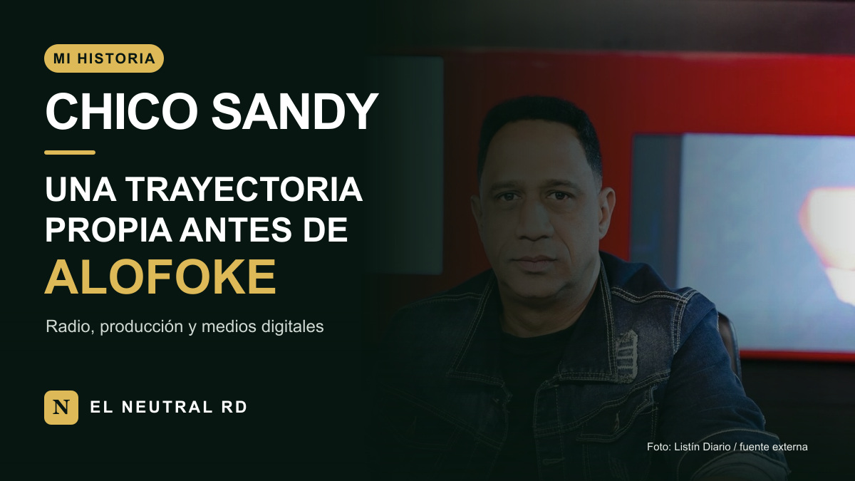 Chico Sandy: una trayectoria propia antes de Alofoke Chico Sandy, comunicador dominicano