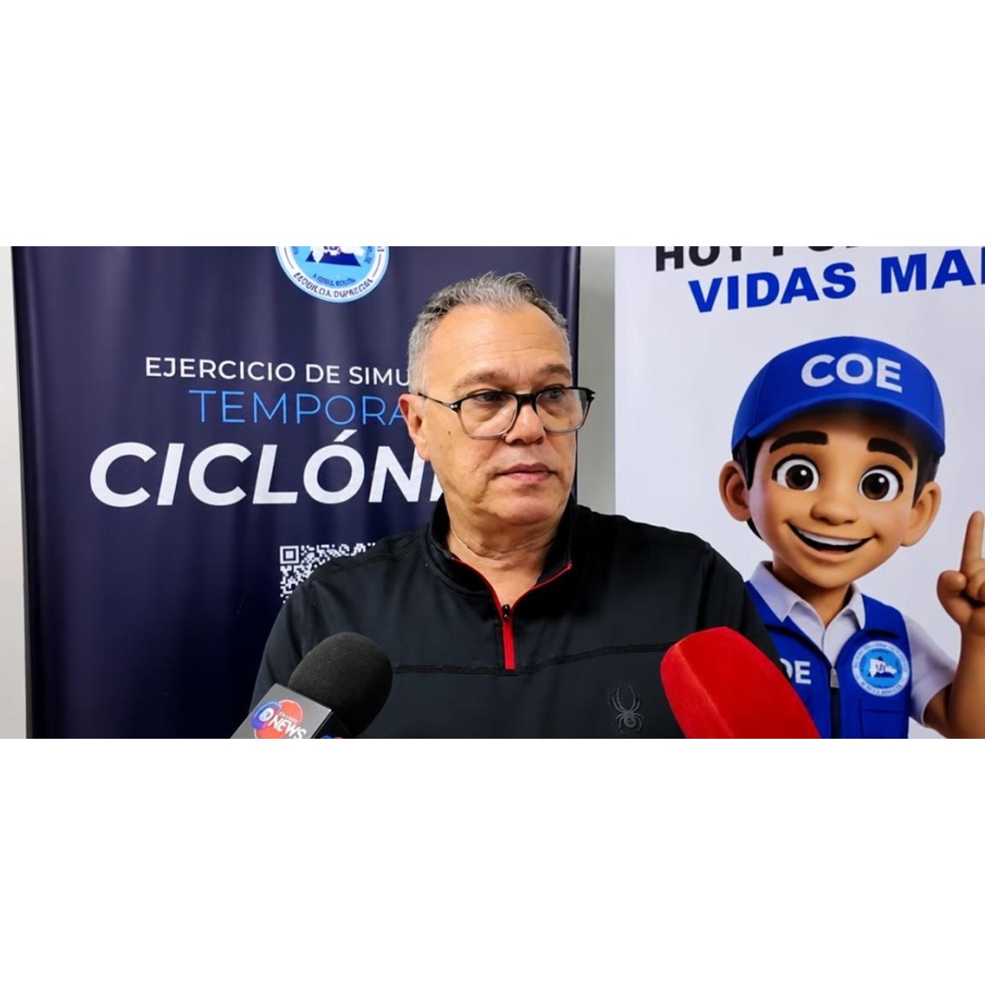 José Luis Germán Mejía, del COE, ofrece declaraciones