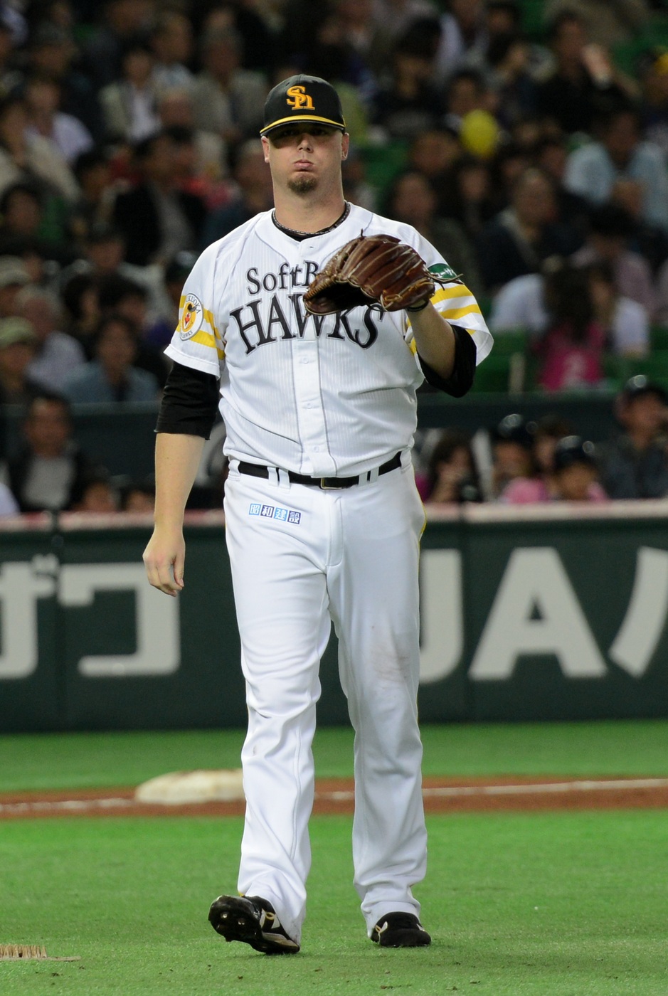 Brian Wolfe en Fukuoka Dome, 2014
